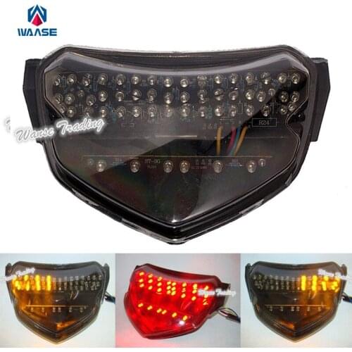 Waase Rear Tail Brake Turn Signals Integrated Led Light Smoke For 2004-2005 SUZUKI GSXR600 GSXR750 GSXR GSX-R 600 750 K4 K5