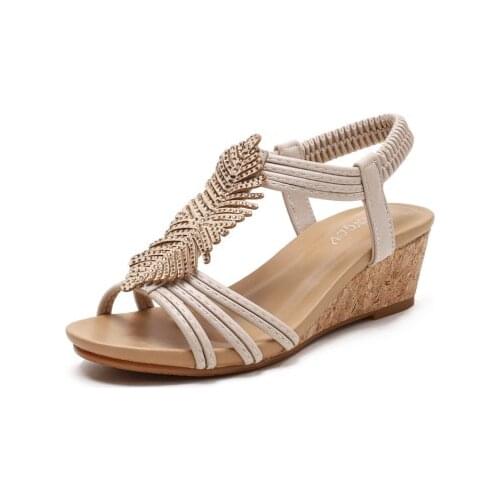 TIMETANG 2021New Arrival Women Shoes Comfort Rome Gladiator Casual Beach Sandals Woman Summer Zip Sandalias Large Size 35-42E388