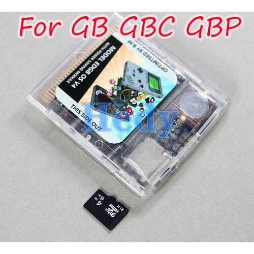 1set DIY China Version 2700 in 1 Game EDGB Remix Game Card for GB GBC GBP Game Console Game Cartridge EDGB Game with 4GB