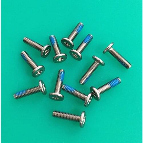 100pcs M2.5 * 3 / 4 / 5 / 6 / 8 / 10 / 12 silver and black notebook screws