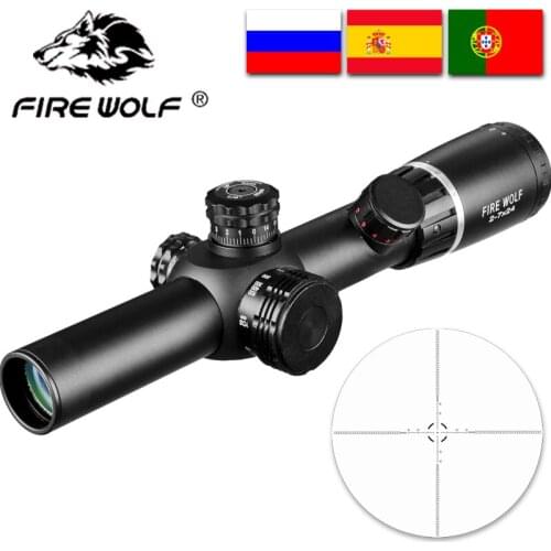 2-7X24 New Riflescopes Hunting Scope w/ Mounts Free shipping holographic sight mira telescopica