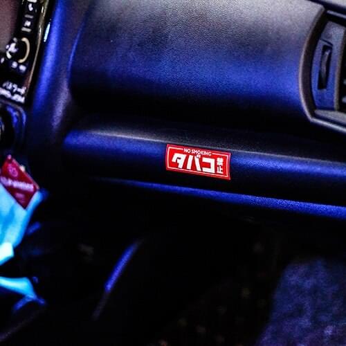 2x Car Styling Vinyl Decals Warning NO SMOKING Motorcycle Bike Decorate Stickers