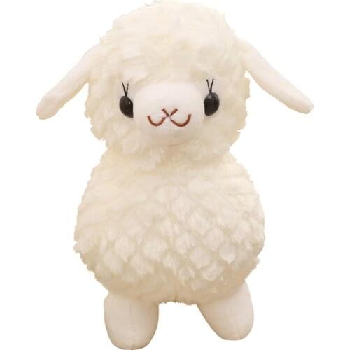 33cm New Sheep Doll Alpaca Simulation Mountain Wool Velvet Toy Children Doll Doll Room Decoration Christmas Gift