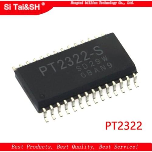 5PCS PT2322 sop-28 The plug-in 6-Channel Audio Processor IC