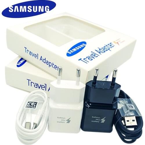 9V 1.67A Fast Charger USB Power Adapter Quick Charge Type C Cable for Samsung Galaxy S10 S9 S8 Plus Note 10 A90 A80 A70 A60 A50