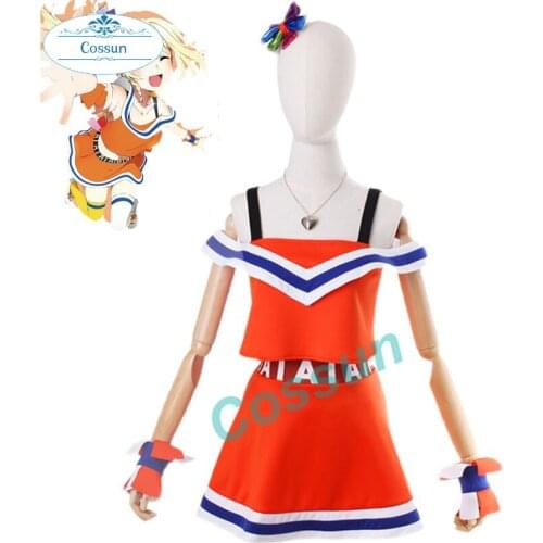 Anime Love Live! Nijigasaki High School Ai Miyashita Cosplay Costumes Lovelive Days Dress Cheerleading Uniforms Custom Made
