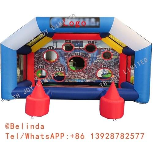 Free Shipping to door, 4.5X4.5X2.5mh Inflatable Football Game Two Side Play