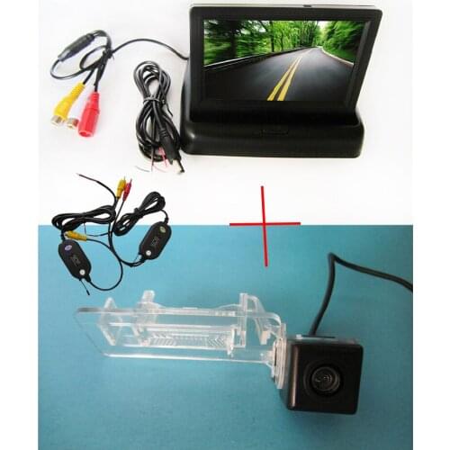 Wireless WIFI Car CCD Rear View Camera for Benz SMART R300 R350 with 4.3 Inch foldable LCD TFT Monitor