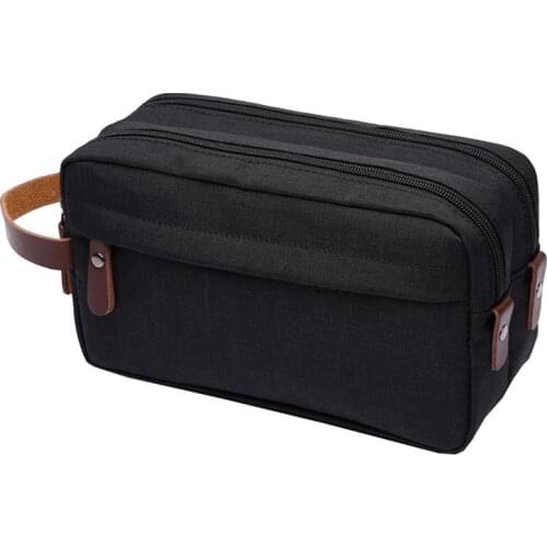 Coofit 1pc Unisex Makeup Bag Splash-Proof Fashion Solid Color Toiletry Bag Toiletry Organizer Coin Pouch Bag For Outdoor Travel