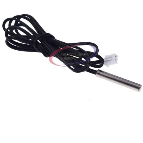 2Pcs NTC Thermistor Accuracy Temperature Sensor 10K 1% 3950 Waterproof Probe Longth 300mm 30cm