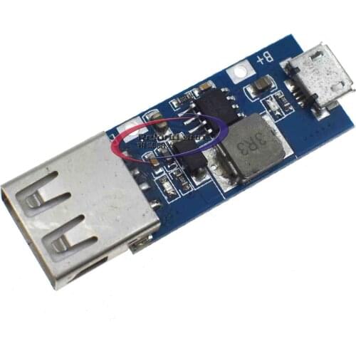 DC-DC boost module 3V3.3V3.7V4.2V to 5V1AUSB mobile power charging treasure boost circuit board