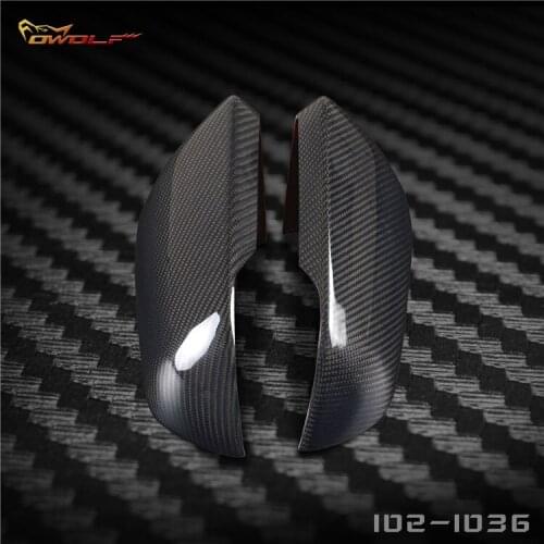 For Ford Mustang 2015-19 Refitting Carbon Fiber Rearview Mirror Cover Car Mirror accessories
