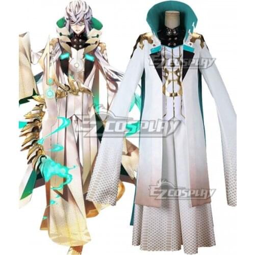 Fate Grand Order FGO Caster Asclepius Outfit Halloween Party Suit Uniform Set Carnival Unisex for Women Men Cosplay Costume E001