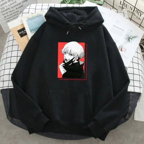 Jujutsu Kaisen Inumaki Toge Print Hoodies Man Daily Casual Streetwear Long Sleeve Autumn Spring New Arrival Clothing Top Homme