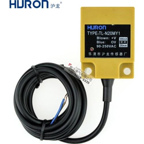 5 pieces of HURON Inductive square proximity switch TL-N20MY1 metal induction sensor AC 2 wire normally open 220V
