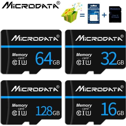 Micro SD Card 32GB 64GB 128GB 256GB C10 Memory Card 8GB 16GB mini TF Card with gift Adapter for smartphone and PC