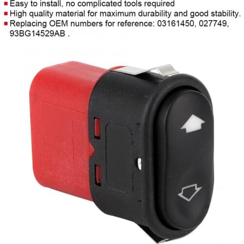 Electric Power Window Master Switch engine start button ignition switch 03161450 Fits for Ford Transit ESCORT MONDEO SCORPIO