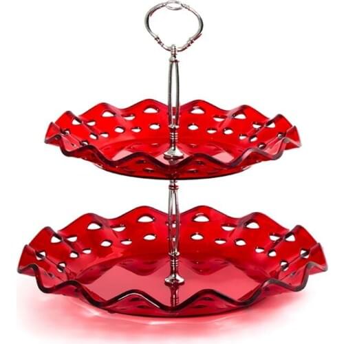 Red Color Two Layer Kurabiyelik