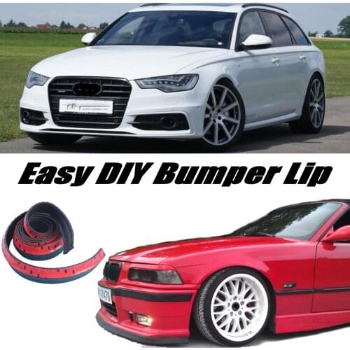 NOVOVISU Bumper Lip Front Skirt For Audi A6 S6 RS6 2004~2016 / Bumper Deflector Spoiler / TOPGEAR Recommend Body Kit