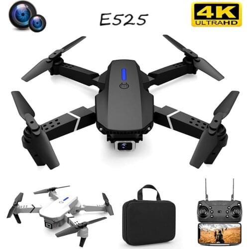E525 Quadcopter Professional HD WIFI FPV Drone With Wide Angle 4K Camera Height Hold RC Foldable Quadcopter Dron Gift Toy