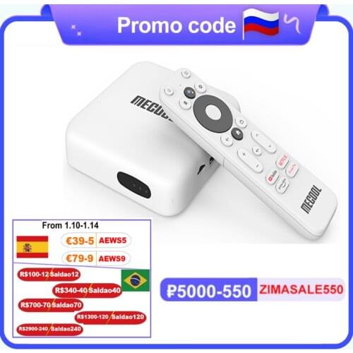 Mecool KM2 Netflix 4K Android 10.0 TV Box Amlogic S905X2 2GB DDR4 8GB SPDIF Ethernet WiFi Prime Video HDR 10 Widevine L1 TVBOX