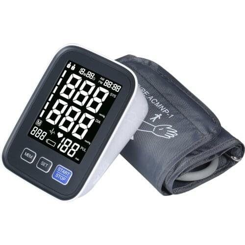 U80N Automatic Upper-arm Blood Pressure Monitor Digital Blood Pressure Meter Heart Beat Pulse Machine BP Meter