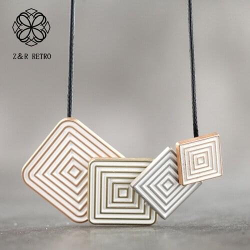 Vintage Women Necklace Rope Chain Pendant&Necklaces Female Necklace Fashion Jewelry Gift Collares Wholesale Presents 2021 New