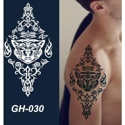 Waterproof Juice Tattoo Temporary Plant Sticker Durable Herbal Gardenia Blue Tattoos Fashion Women Girls Arm Leg Chest Body Art