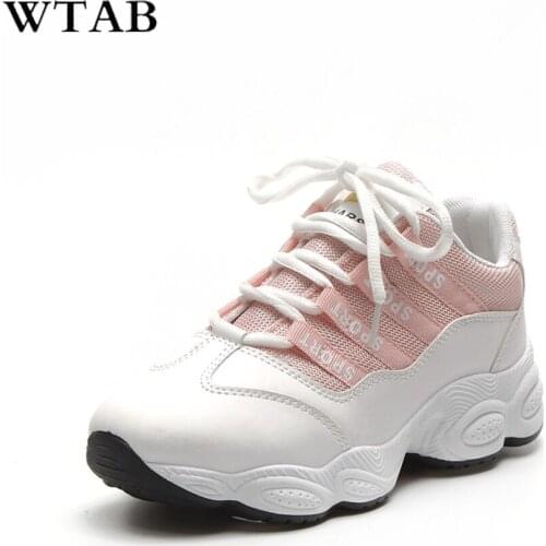 2018 Fashion Trainers Sneakers Women White Casual Shoes Air Mesh Grils Wedges PU Shoes Woman Tenis Feminino Zapatos Mujer