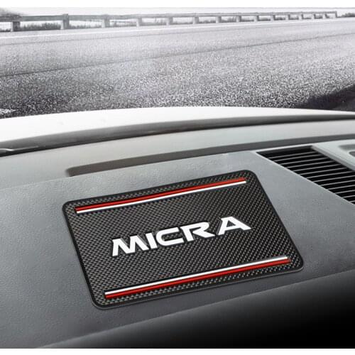 1pcs Car Dashboard 19*12cm Magic Anti Slip Mat Non-slip Pad For Nissan Micra K11 K12 K13 K14 Car Styling