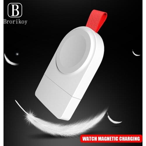 2W Fast Wireless Charger 1 2 3 4 Portable Magnetic USB Wireless Charging for iWatch Nike + Herme Series 3