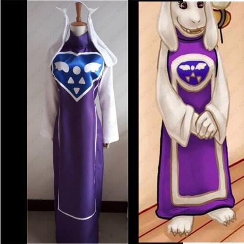 Anime Undertale Toriel Cosplay Costume Custom Made