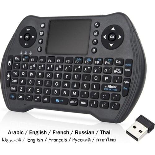 MT10 2.4GHz Mini Wireless Keyboard with Touchpad for Android TV Box PC Laptop Wireless Keyboard Touchpad