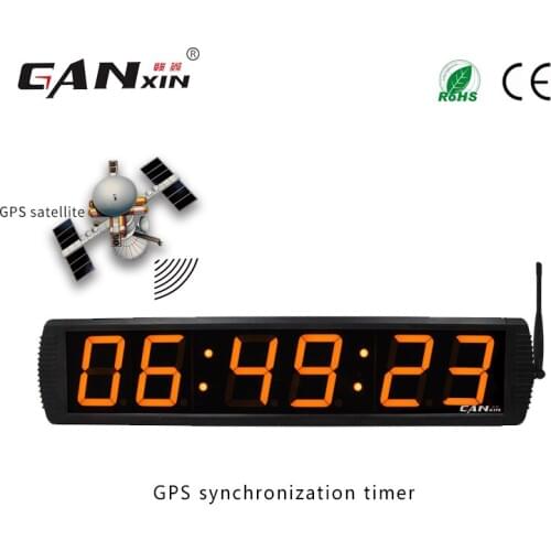 [Ganxin]Led clock gps Large Digital LED Wall Clock Home Decoration Coordinated Universal Time