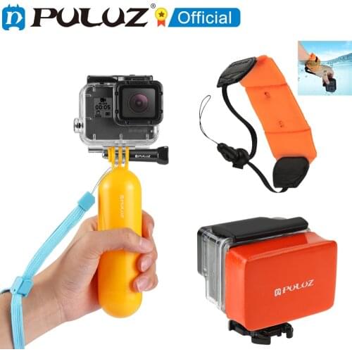 PULUZ Diving Accessories For GoPro/ Insta360 ONE R/ DJI Osmo Action Sport Cameres Floaty Sphonge Case Floty Bobber Hand Grip
