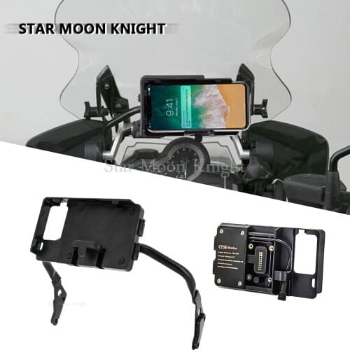 For BMW R1250GS ADV LC R1250 GS R1200GS R1200 R 1250 Adventure 2019 2020 Motorcycle Mobile Phone Navigation Bracket Support 12MM