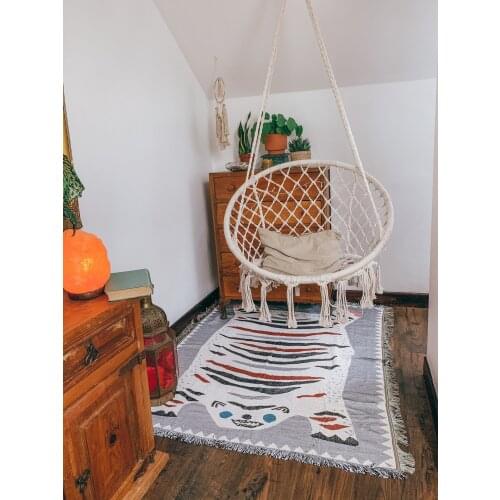 Animal Tiger Sofa Blanket Throws Cotton Blanket Bedspread Chair Sofa Cover Slipcover Knitted Throw Blanket