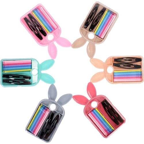 IMIXLOT 1 Box Tone Snap Hair Clips Craft Bow Handmade DIY Hair Accessories for Women Girls Toddler Girl Hairgrip Hair Clip