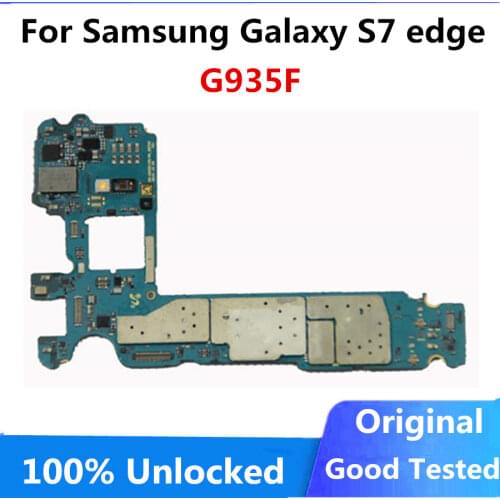 EU Version For Samsung Galaxy S7 edge G935F Motherboard Original MainBoard Unlocked With Chips IMEI OS Full Working Logic Board