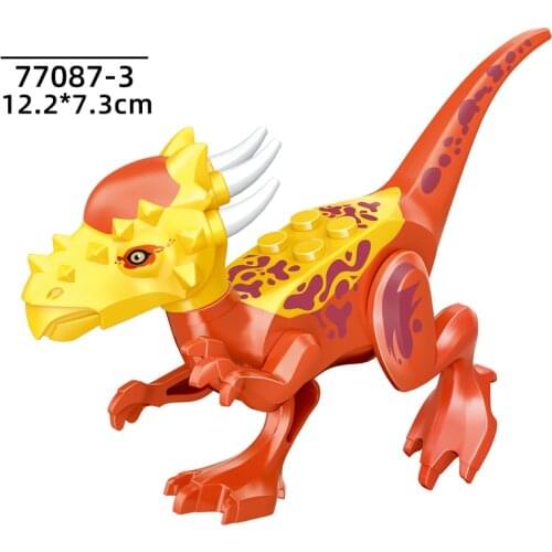 [MOC Hub] Jurassic Dinosaur Building Blocks Toys Park Compatible Major Brand Gifts Simulation Animal Rex Raptor