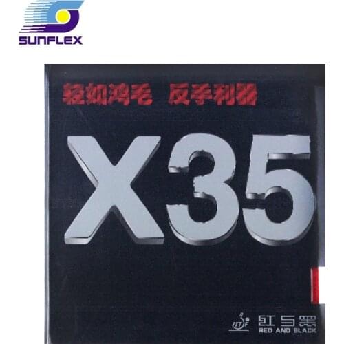 Official Germany SUNFLEX X35 Ultra light weight table tennis (PingPong) Rubber With Sponge backhand Recommend