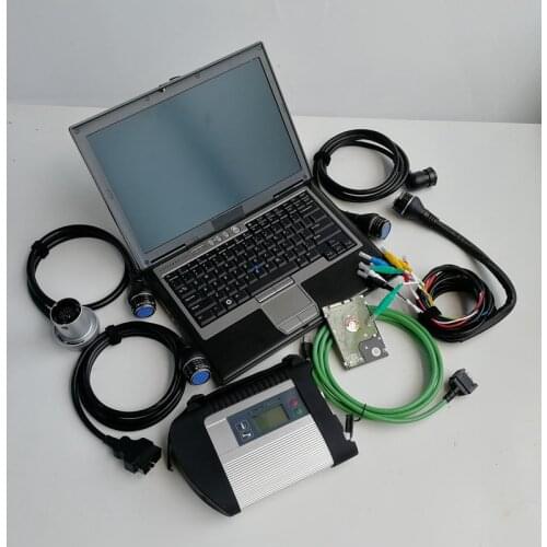 Used Laptop d630 4G for Auto diagnosis Tool with latest software programming coding MB STar C5 sd C5