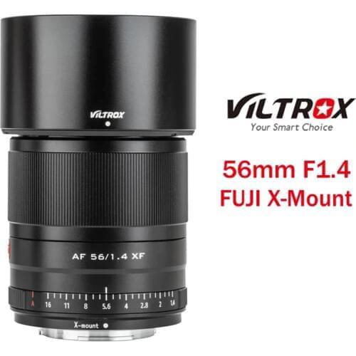Viltrox 56mm F1.4 XF Lens for Fuji X mount Cameras Large Aperture AF Portrait Lens for Fujifilm XT3 XT30 XT2 X-PRO3 X-E3 XT4