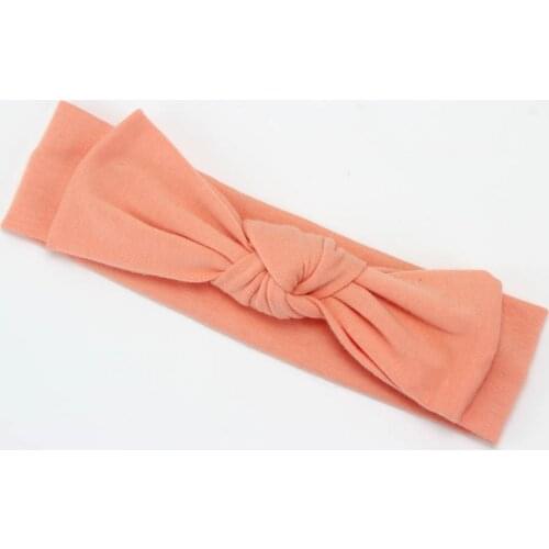 New baby newborn knotted hair band sweet cotton Bow Headband knot headwrap rabbit Turban headbands children hair accessories