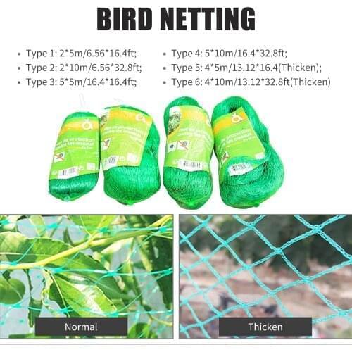 Bird Netting Anti Bird Netting Garden Net Reusable Protective Mesh Net Fencing Protect Plant Trees Fruit Against Birds Deer