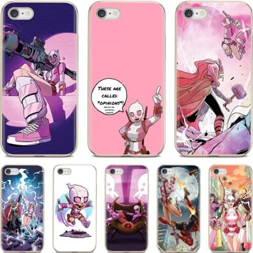 Silicone Skin Cover For Samsung Galaxy Note 3 4 5 8 9 S3 S4 S5 Mini S6 S7 Edge S8 S9 S10 Plus Funny Gwenpool