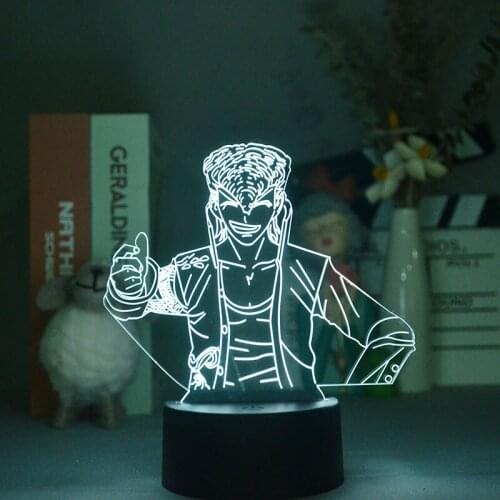 Bluetooth Nightlight LED 3D Night Light Touch Switch Danganronpa Mondo Owada Table Lamp Color Changing Decor Kids Gift Dropship