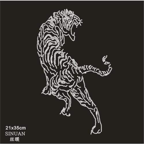 SINUAN Rhinestone Motif Designs Hot-Fix Strass Crystal Motif Rhinestones Crystals Stones Crafts T-shirt Customize Diy Rhinestone