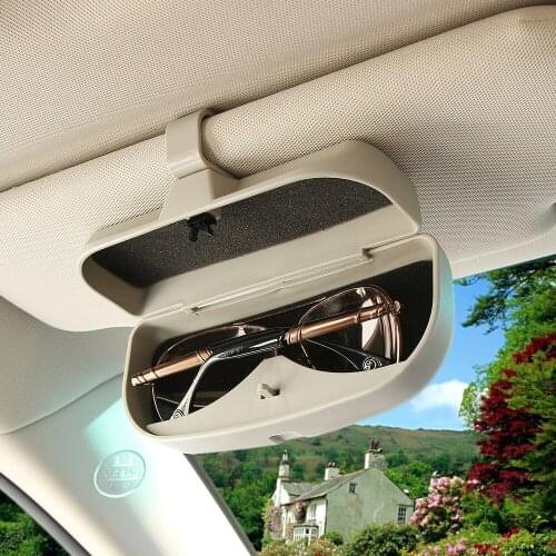 Universal Car Sun Visor Glasses Sunglasses Ticket Receipt Clip Storage Holder glasses and cards car holder , Car-Styling