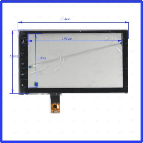 ZhiYuSun Freeshipping ZP2262-9-J compatible 10.1inch Capacitive screen glass For GPS CAR 224mm*128mm GT911 the line on right